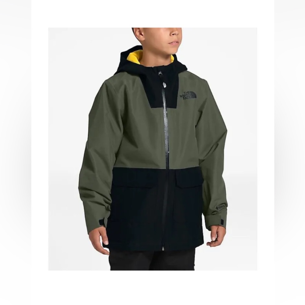 The north face dry vent boys lined snow pow jacket size XS 6